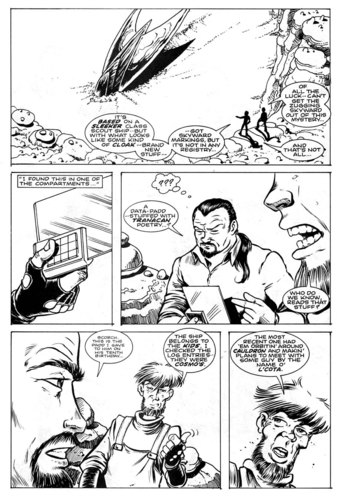 Cartoon: The rebels-FutureQuest Part 2 (medium) by delfin_barral tagged comics,comic,book,science,fiction,adventure