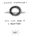 Cartoon: black hole (small) by Bonville tagged black,hole,money,force,gravity