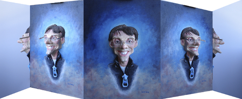 Cartoon: portraitpitch Panoramic (medium) by lloyy tagged portraitpitch,3d,real,caricature