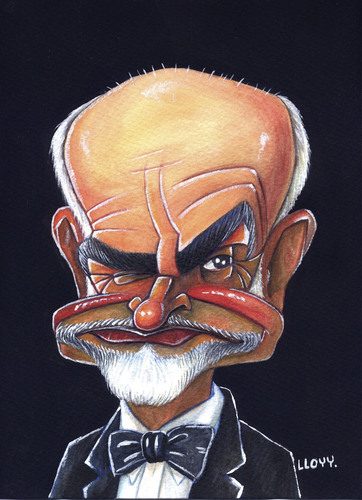 Cartoon: Sean Connery (medium) by lloyy tagged sean,connery,actor,star,famous,people