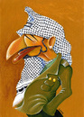 Cartoon: Arafat (small) by lloyy tagged olp palestine politics politica caricature caricatura famous