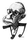 Cartoon: Igor Stravinsky (small) by lloyy tagged composer,famous,caricatura