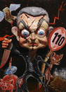 Cartoon: Zapatero Chucky (small) by lloyy tagged inept,president,spain,chucky,caricature,politic