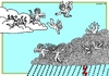Cartoon: Swimming pool (small) by srba tagged swimming cupid storm clouds