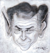 Cartoon: Georg W. Bush (small) by dimaz_restivo tagged bush