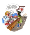 Cartoon: So einfach geht es (small) by irlcartoons tagged hackfleisch,ärger,hindernis,metzger,wortwitz,humr,irlcartoons,fleischereiverkäuferin,nervensäge,problemlösung,strategie,ärgernis
