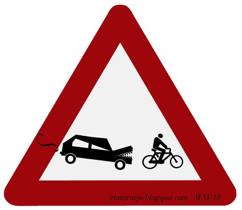 Cartoon: Ciclista (medium) by german ferrero tagged ciclista,bici,bicicleta,bike,trafico
