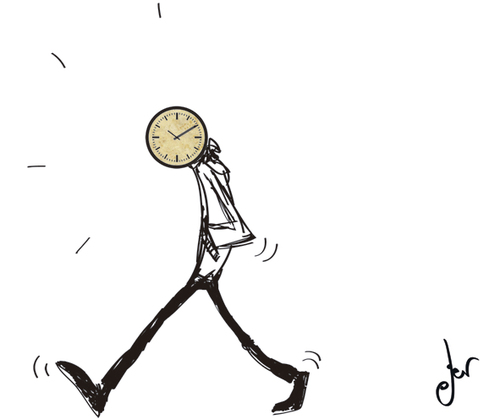 Cartoon: Tiempo (medium) by german ferrero tagged tiempo,time,clock,reloj,speed,prisa,antruejo,ger