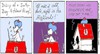 Cartoon: creepy story! (small) by noodles cartoons tagged art,cartoon,book,writing,scotland,highlands