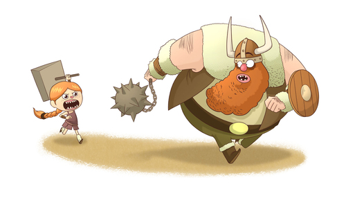 Cartoon: Viking (medium) by MonitoMan tagged viking,monito,monitoman