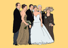 Cartoon: The Wedding Party (small) by bernieblac tagged the wedding party