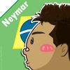 Cartoon: Neymar (small) by TiNG tagged neymar,bra