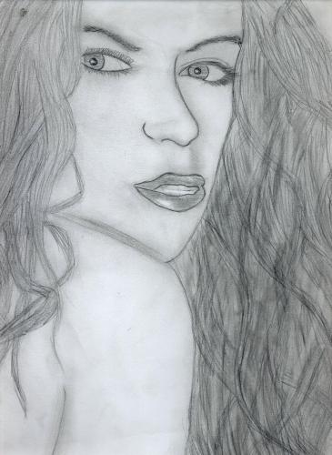 Cartoon: Shakira (medium) by mariposa tagged woman,shakira