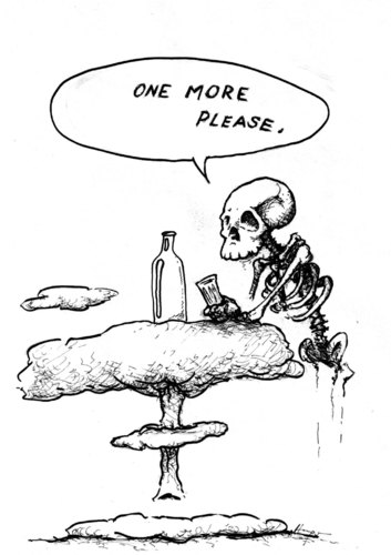 Cartoon: A-bomb (medium) by Hugo_Nemet tagged bomb