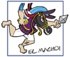 Cartoon: EL MACHO (small) by ELPEYSI tagged macho,güegüense,nicaragua,raton,colonia