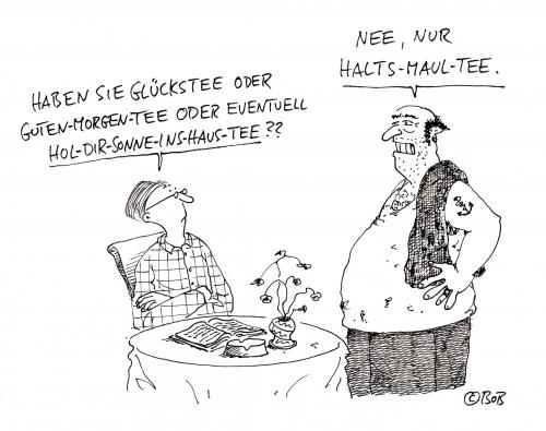 Cartoon: Genau ! (medium) by Christian BOB Born tagged schweben,landen,restaurant,imbiss,gastronomie,ober,kellner,ansprüche,anspruch,gesellschaft,benehmen,klassengesellschaft,tee,trinken,ernährung,nerven,genervt,kundschaft,kunde,gast,gäste,reden,sprechen,karte,speisekarte,verhalten