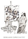 Cartoon: Eibadada (small) by Christian BOB Born tagged malerei,kunst,künstler,expressionismus,kosmetik,farbe,staffelei