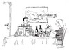 Cartoon: Essig u. Öl (small) by Christian BOB Born tagged lesen,essen,buch,gesundheit,salat,frau,mann,salutogenese,essig,öl