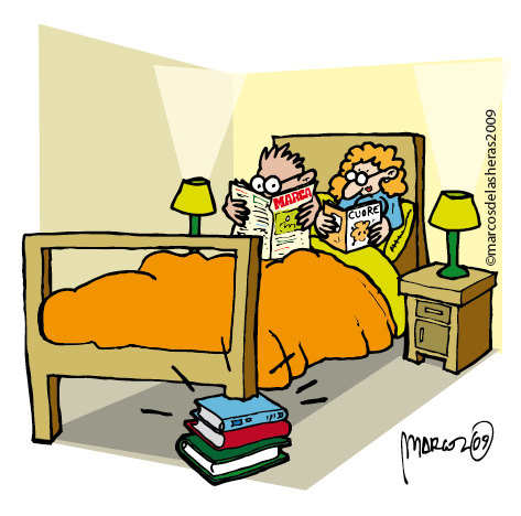Cartoon: Book Day (medium) by marcosymolduras tagged book,day