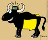Cartoon: Evolution Bull Free (small) by marcosymolduras tagged bull free fiesta nacional cataluna