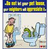Cartoon: Pets (small) by marcosymolduras tagged bowl,wc,toilet,pets,neighbors