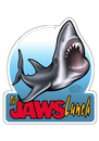 Cartoon: the jaws lunch sticker (small) by elle62 tagged jaws,sharks,bruce,sticker