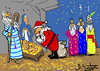 Cartoon: competencia (small) by David Goytia tagged reyes,noel,crisis