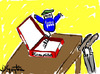 Cartoon: pizzapitch (small) by David Goytia tagged pizza,concurso,tongo