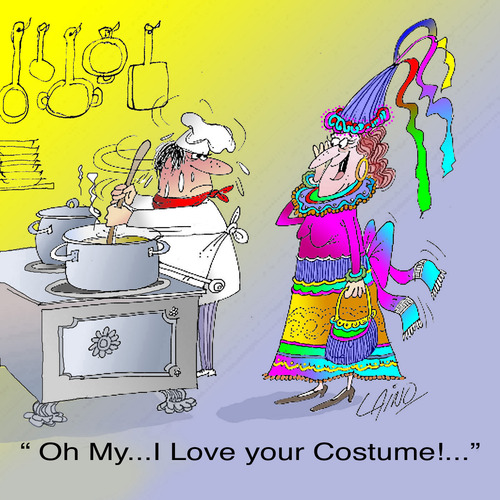 Cartoon: Costume (medium) by LAINO tagged costume