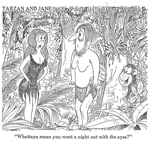 Cartoon: Tarzan and Jane (medium) by LAINO tagged tarzan,jane