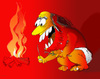 Cartoon: Fire!!! (small) by LAINO tagged fire,stone,age