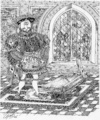 Cartoon: Henry VIII. (small) by LAINO tagged henry,viii