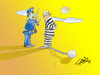 Cartoon: Jail (small) by LAINO tagged jail