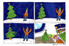 Cartoon: Merry XMas (small) by Blogrovic tagged adventskalender,xmas,weihnachten,alien,außerirdische,entführung,abduction,ufo,weihnachtsbaum,christmastree