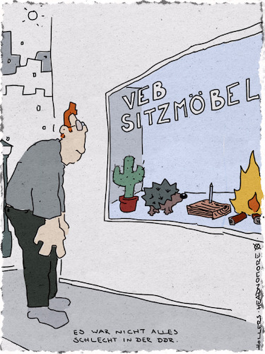 Cartoon: Sitzmöbel (medium) by hollers tagged ddr,sitzmöbel,volkseigener,betrieb,schaufenster,qualität,schlecht,kaktus,igel,feuer,nagel,ware,werbung,handel,ddr,sitzmöbel,volkseigener,betrieb,schaufenster,qualität,schlecht,kaktus,igel,feuer,nagel,ware,werbung,handel