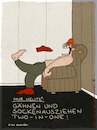 Cartoon: Ich schwör! (small) by hollers tagged two,in,one,socken,ausziehen,gähnen,müde,sessel,einsaugen,saugkraft,abend,nur,heute,einatmen