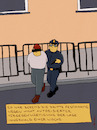 Cartoon: Vergegenwärtigung (small) by hollers tagged vergegenwärtigen,situation,demokratie,usa,verbrechen,festnahme,polizei,einsatz,gegenwart