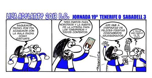 Cartoon: Division Maldita 19 (medium) by rebotemartinez tagged liga,adelante,sabadell
