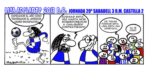 Cartoon: Division Maldita 20 (medium) by rebotemartinez tagged liga,adelante,sabadell