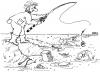 Cartoon: Angler (small) by besscartoon tagged mann,angler,umweltverschmutzung,computer,schrott,angel,bess,besscartoon
