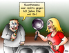 Cartoon: Beziehungsprobleme (small) by besscartoon tagged mann,frau,beziehung,folter,paar,ehe,guantanamo,konflikt,gewalt,pfanne,bess,besscartoon