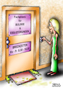 Cartoon: Brechzeiten (small) by besscartoon tagged frau,bulimie,brechzeiten,essstörungen,fachpraxis,gesund,krank,sucht,arzt,doktor,bess,besscartoon