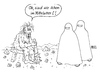 Cartoon: Erkenntnis (small) by besscartoon tagged religion,mittelalter,islam,steinzeit,neandertaler,burka,bess,besscartoon