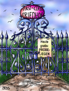 Cartoon: First Class Friedhof (small) by besscartoon tagged friedhof,first,class,sterben,tod,probeliegen,bess,besscartoon