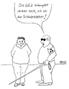 Cartoon: GEZ (small) by besscartoon tagged männer,blind,gez,schwarzseher,bess,besscartoon
