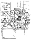 Cartoon: Haushaltskrise (small) by besscartoon tagged vater,sohn,haushalt,krise,haushaltskrise,küche,bess,besscartoon