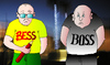 Cartoon: Kein Kommentar (small) by besscartoon tagged boss,bess,besscartoon
