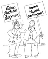 Cartoon: Keine Macht für niemand! (small) by besscartoon tagged kirche,religion,christentum,bischof,papst,dogmen,drogen,bess,besscartoon