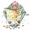 Cartoon: Lesen bildet (small) by besscartoon tagged mann,armut,geld,bettler,krise,banken,hartz,bess,besscartoon