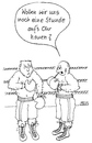 Cartoon: Missverständnis (small) by besscartoon tagged männer,boxen,ohr,hauen,schlagen,schlafen,gewalt,bess,besscartoon